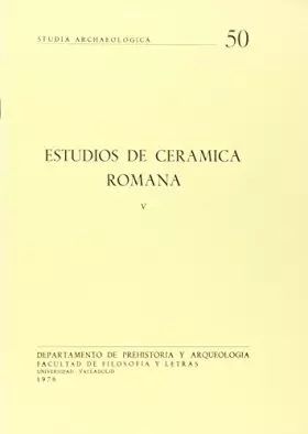 Couverture du produit · Estudios Sobre Ceramica Romana, V. (9)