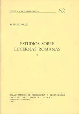 Couverture du produit · Estudios Sobre Lucernas Romanas II (10)