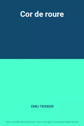 Couverture du produit · Cor de roure