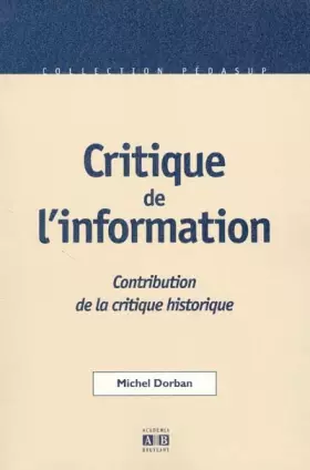Couverture du produit · Critique de l'information