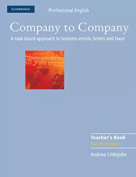 Couverture du produit · Company to Company Fourth Edition: Intermediate. Teacher's Book