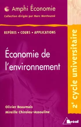 Couverture du produit · Economie de l'environnement (amphi)