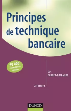 Couverture du produit · Principes de technique bancaire
