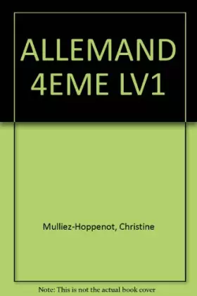 Couverture du produit · Cahier du jour, cahier du soir : Allemand 4ème, LV1