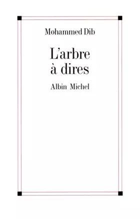 Couverture du produit · L'arbre à dires