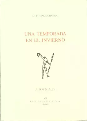 Couverture du produit · UNA TEMPORADA EN EL INVIERNO (SIN COLECCION)