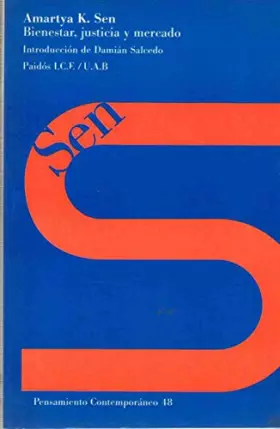 Couverture du produit · Bienestar, justicia y mercado: Introducción de D. Salcedo: 1 (Pensamiento Contemporáneo)