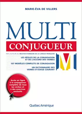 Couverture du produit · Multi conjugueur: Les règles de la conjugaison et de l'accord des verbes, 107 modèles complets de conjugaison, un dictionnaire 