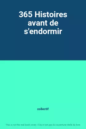 Couverture du produit · 365 Histoires avant de s'endormir