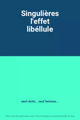 Couverture du produit · Singulières l'effet libéllule