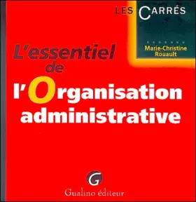 Couverture du produit · Essentiel Organisation Admin.