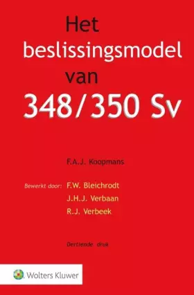 Couverture du produit · Het beslissingsmodel van 348/350 Sv