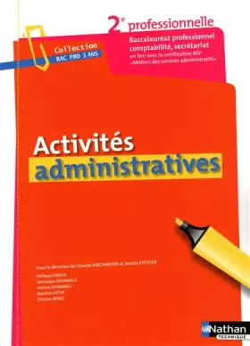 Couverture du produit · Activités administratives : Seconde baccalauréat professionnel