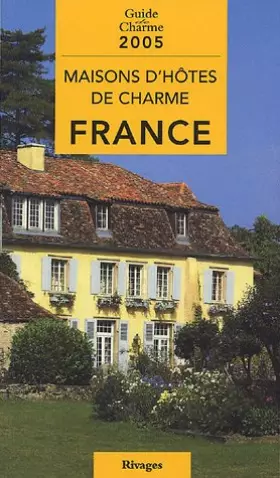 Couverture du produit · Maisons d'hôtes de charme en France