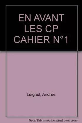 Couverture du produit · En avant les CP !. Lire avec des documents, cahier numéro 1