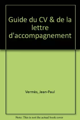 Couverture du produit · Guide du CV & de la lettre d'accompagnement