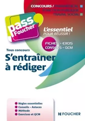 Couverture du produit · S'entrainer à rédiger Tous concours