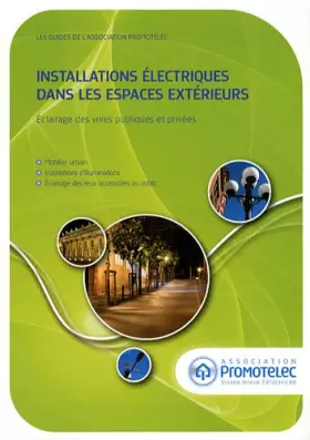 Couverture du produit · Installations électriques dans les espaces extérieurs: Eclairage des voies publiques et privées