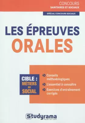 Couverture du produit · Les épreuves orales concours sociaux