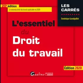 Couverture du produit · L'essentiel du droit du travail