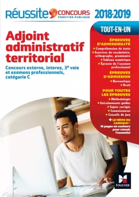 Couverture du produit · Réussite Concours Adjoint administratif territorial 2017 - 2018 N°14