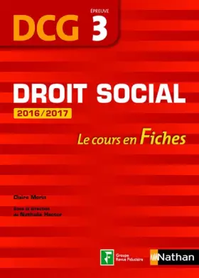 Couverture du produit · Droit social 2016/2017