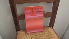 Couverture du produit · L'essentiel sur le droit penal general