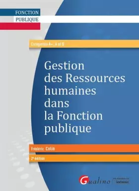 Couverture du produit · Gestion des ressources humaines dans la fonction publique