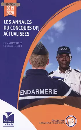 Couverture du produit · Les annales du concours OPJ