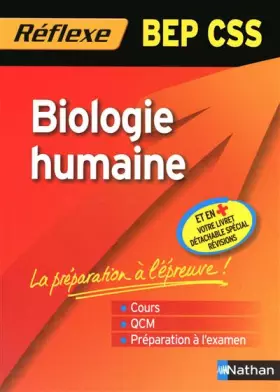 Couverture du produit · Mémo Réflexe Biologie humaine - BEP CSS