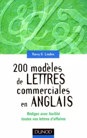 Couverture du produit · 200 modèles de lettres commerciales en anglais