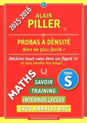 Couverture du produit · Probas à Densité - Terminales S