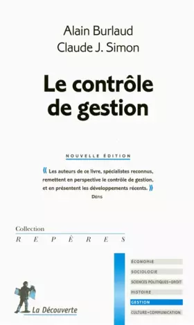 Couverture du produit · Le contrôle de gestion