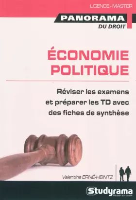 Couverture du produit · Economie politique