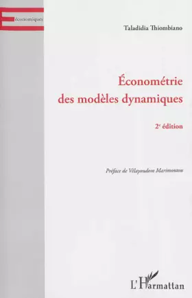 Couverture du produit · Econométrie des modèles dynamiques: 2è édition