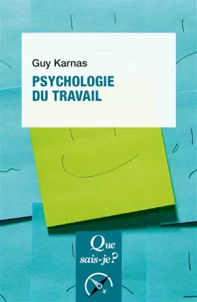 Couverture du produit · Psychologie du travail