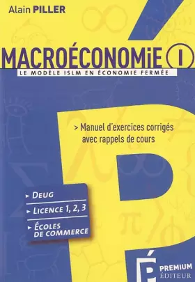 Couverture du produit · Macroéconomie : Tome 1, Le modèle ISLM en économie fermée