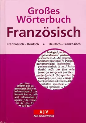 Couverture du produit · Großes Wörterbuch Französisch.