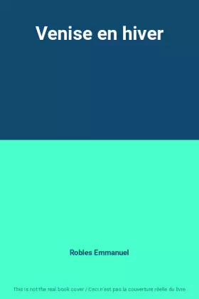Couverture du produit · Venise en hiver