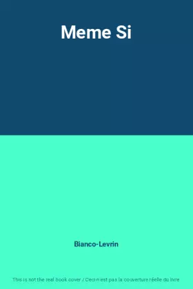 Couverture du produit · Meme Si