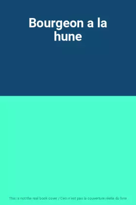 Couverture du produit · Bourgeon a la hune