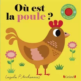 Couverture du produit · Où est la poule ? – Livre à rabats en feutrine et miroir – À partir de 6 mois