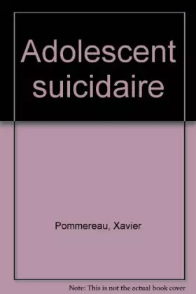 Couverture du produit · L' adolescent suicidaire