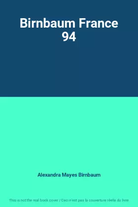 Couverture du produit · Birnbaum France 94