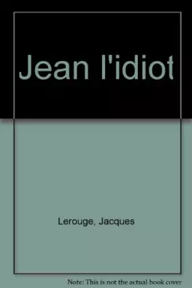 Couverture du produit · Jean l'idiot