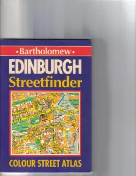 Couverture du produit · Edinburgh streetfinder, colour street atlas