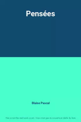 Couverture du produit · Pensées