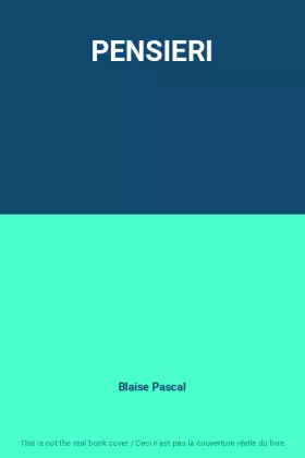 Couverture du produit · PENSIERI
