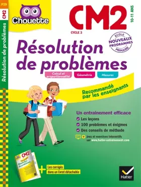 Couverture du produit · Résolution de problèmes CM2