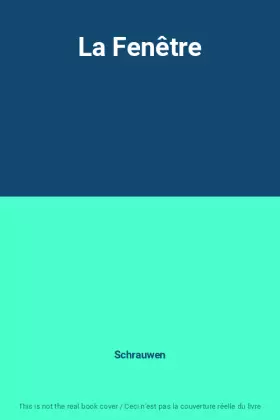 Couverture du produit · La Fenêtre